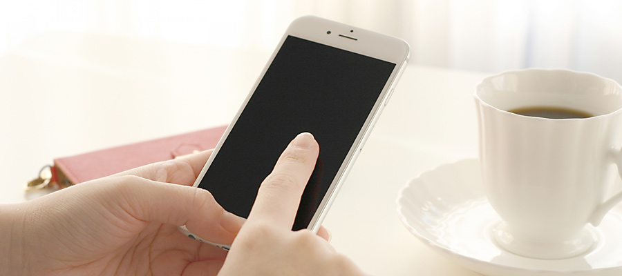 スマートフォンでライブチャットができる!